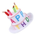 thumbnail image 3 of GOOHOCHY Sombrero con forma de pastel de cumpleaños, sombrero de cumpleaños para niños, decoración para fiesta de cumpleaños infantil, 3 of 7