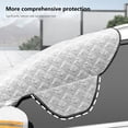 thumbnail image 4 of Nkmbld Front Windshield Sun Shade with Magnetism Thermal Insulation Umbrella Snow Shield Prevention Car Hood Curtain Shield 152X115, 4 of 9