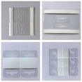 thumbnail image 4 of 100 Pcs PVC Slot Hole Adhesive Hang Tabs Hook Merchandise Package Box Bag Hangers Peghooks Display For Store Retail A5, 4 of 6