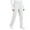 White-1117BB, variant on Fabrcox Scrub Pants for Women - Straight-Leg Cargo Pants with 3 Pockets, Elastic Band Scrub Pants ,Black XXL