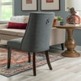 thumbnail image 2 of Powell Augusta 5-Piece Dining Set, Espresso/Gray, 2 of 14