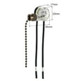 thumbnail image 3 of Uxcell Pull Chain Switch On-Off ZE-109 for Ceiling Fan Lamp Light Clear Bronze 3Pack, 3 of 6