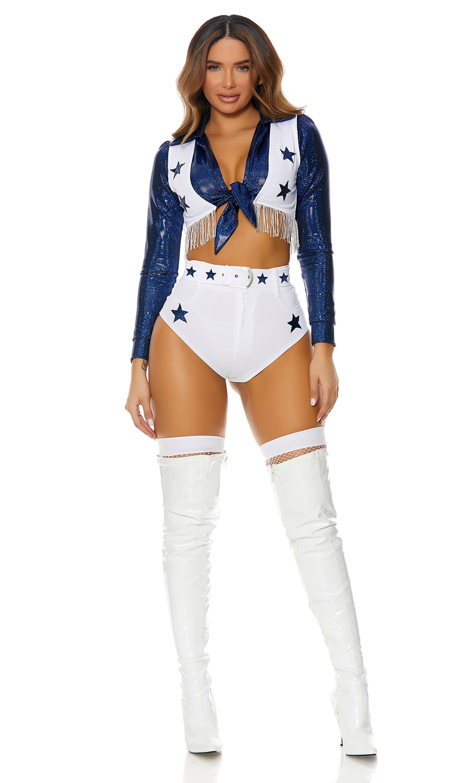 Barbie Movie Cheerleader Costume Inspired By Dallas Cowboys