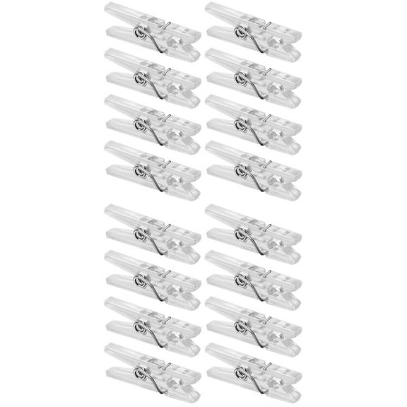 2 Count Mini Spring Clothespins Hanging Clips for Clothes Garments Small Clothespin Set