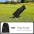 thumbnail image 1 of SHINYPASING Lightweight Black Oxford Cloth Golfs Bag Rainproof Protector with Convenient Storage, 1 of 6