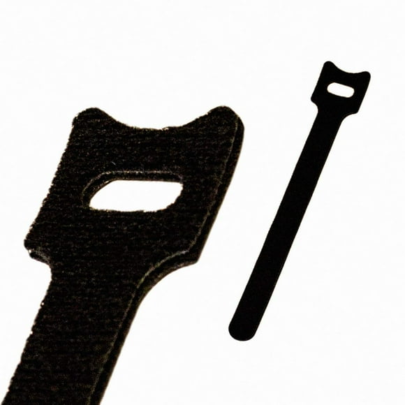 NavePoint Cordon de Câble Réutilisable à Crochet et Boucle de 6 Pouces 100 Pack Noir