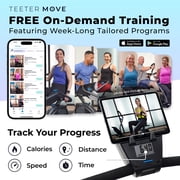 Teeter FreeStep LT3 Recumbent Cross Trainer Stepper, Zero-Impact Exercise Bike, Free App w/Trainer Workouts