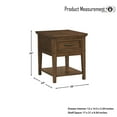 thumbnail image 5 of OakvillePark Hinsdale End Table, Walnut, 5 of 6