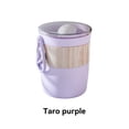 thumbnail image 1 of Large Capacity Breakfast Cup with Spoon Plastic Reusable with Breathable Holes 620ml Water Container Sealing Lid Microwave Cups Breathable Holes Purple, 1 of 9