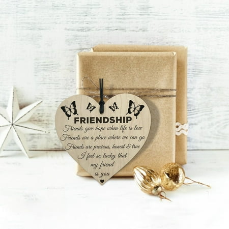

JNGSA Handmade Wooden Commemorative Love Wooden Sign Pendant