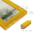 thumbnail image 2 of Heavy Fog I - Framed Print w/glass - Sunflower Yellow, 2 of 8