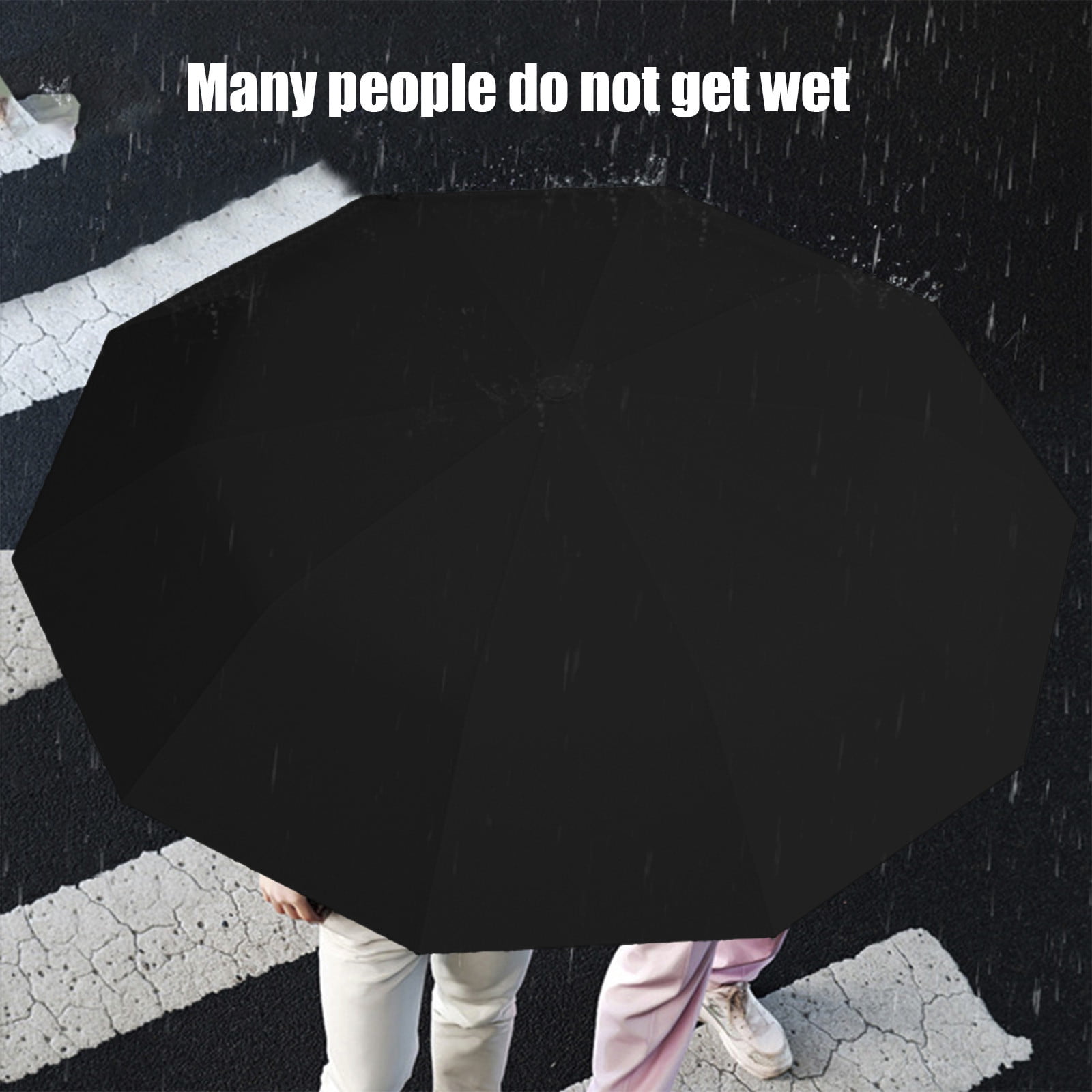 Large Ring Buckle Umbrella Sturdy Windproof Automatic Umbrella ,Compact Wind Proof Umbrellas For Rain and Sun Protection,Men Women Carabiner Handle Design