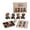 Black3, variant on Gytml Handmade Country Style Figurine Beading DIY Kit, Mini Standing Character Ornament Bead Craft Set, Vintage Desk Decor Making Supplies(Black1-1.97Inch)