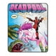 thumbnail image 1 of Manta polar plateada de Buffalo Marvel Deadpool 127 x 152 cm, 1 of 9