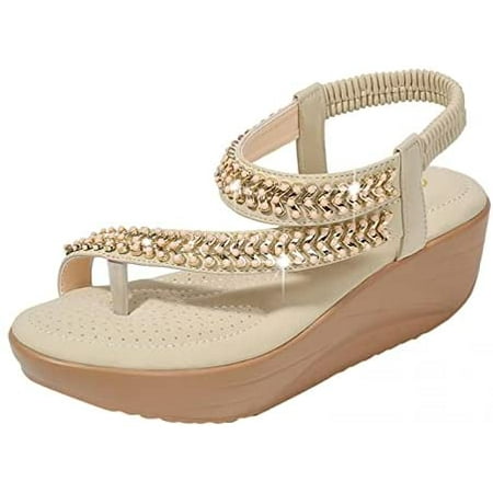 

Women s Open Toe Strappy Rhinestone Dress Sandal Low Heel Wedding Shoes White Glitter - adorable comfortable