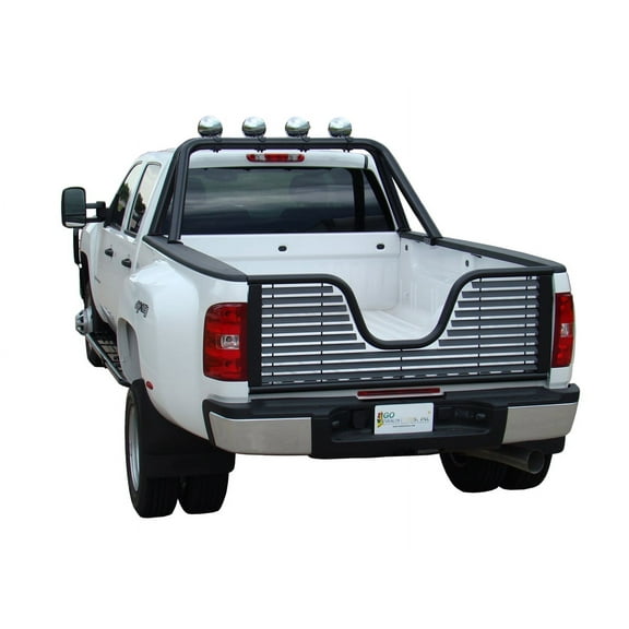 Go Ind 6169 Tailgate Flow Thru; V Shaped Louvered; Non Lockable; Black