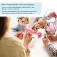 thumbnail image 3 of Crochet Hooks Set, Silicone And Aluminum Knitting Crochet Hook Set Practical Smoothly Wide Application 6.0MM Lightweight  For Knitting Scarves For DIY Craft, 3 of 8