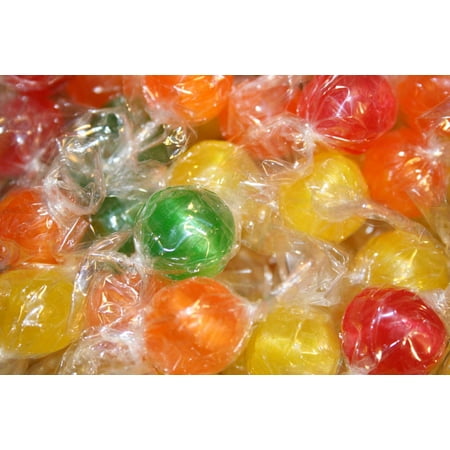 BAYSIDE CANDY SOUR BALLS HARD CANDY, 1LB