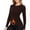 Brown, variant on Fnooota Womens Thermal Tops, Crew Neck Base Layer Slim Fit Long Sleeve Layering Undershirts Khaki Size S-2XL