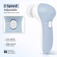 thumbnail image 3 of Facial Cleansing Brush,Electric Face Scrubber with 3 Brush Heads for Cleansing and Exfoliating,3 in 1 Waterproof Rechargeable Face Cleansing Brush for Dry Oily Sensitive Skin, 3 of 9