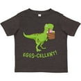 thumbnail image 3 of Inktastic Eggs-cellent Cute Easter T-rex Dinosaur Boys or Girls Toddler T-Shirt, 3 of 5