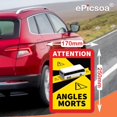 thumbnail image 4 of Angles Morts Sticker Motorhome Blind Spot Stickers, 10 Pack Car Blind Spot Warning Stickers Reflective Weatherproof Self-Adhesive Sticker, 4 of 4