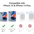 thumbnail image 3 of Camera Lens Protector for iPhone 14 / iPhone 14 Plus - Tempered Glass, Full Coverage, Anti-Scratch, Pack of 2, 3 of 5