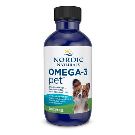 Nordic Naturals Omega-3 Pet, Liquid, For Cats and Small Dogs, Fish Oil 2 Oz