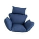 thumbnail image 4 of Cojín para silla columpio Strade Fareast Limited forma de huevo Azul oscuro 50 cm x 45 cm x 67 cm, 4 of 8
