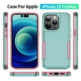 thumbnail image 2 of Mantto Case For iPhone 13 Pro, Hybrid Premium PC Protection Drop-Tested Anti-Scratch Tough Rugged Heavy Duty Dual Layer Military Grade Shockproof Back Case For iPhone 13 Pro,
Green+Pink, 2 of 8