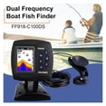 thumbnail image 3 of Color Screen Wired Fish Finder Dual Frequency Water Depth Fish Detector Monitor Echo Sounder ,Easy to Use, 3 of 6