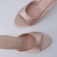 thumbnail image 3 of Cushionaire Elle Pointed Heel Womens Sandal, Open Toe Heeled Mule with Cushioned Memory and Stiletto Design, 3 of 12