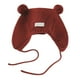thumbnail image 1 of Gorro de ganchillo para bebé, gorro con orejas de oso bonito para niños y niñas, gorros con orejeras para otoño e invierno, gorro cálido, 1 of 5