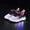 Black, variant on Liyamei Girls Sneakers For Toddlers Light Up Walking Shoes Non Slip Comfortable Breathable Casual Outdoor Play Shoes For Age 1 6 Size 21