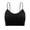 Black, variant on Women V Neck Cami Bra Bralettes Padded Seamless Bralette Straps Sleeping Bra Pullover Style Tank Top Bra "Black, XL"