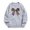 Light Gray, variant on Bibifish Womens Sweatshirts Leopard Bow Graphic Crewneck Sweatshirts Bold Pattern Soft Streetwear Daily Outings Trendy Chic Pullover Top