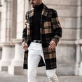 thumbnail image 4 of Abrigo, Chaqueta Cómoda Para Hombre, Poliéster, Manga Larga Para El Hogar ANGGREK Patrón de cuadros 3XL, 4 of 5