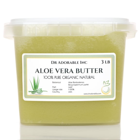 Dr Adorable - 3 lb - Aloe Vera Butter - Organic Fresh Natural