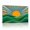 B, variant on XaaKee Canvas Wall Art Sunburst Wavy Horizons Retro Art Prints Canvas Prints Wall Art Inner Framed 18*12Inch