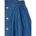 thumbnail image 3 of Wonder Nation Girls’ Midi Length Skirtall, Sizes 4-18 & Plus, 3 of 3