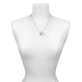 thumbnail image 3 of Delight Jewelry Yellow Faceted Glass Spinner To the World You are a Mother Locket Necklace, 3 of 4