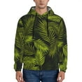 thumbnail image 2 of Bingfone Tropical Palm Leaves Fern Leaf Men'S Drawstring Hoodie Long Sleeve Pocket Sweatshirts-X-Large, 2 of 9