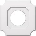 thumbnail image 2 of Ekena Millwork CMP16LE-07000 16 Po OD x 7 Po ID Carré Locke Architectural Grade PVC Contemporain Médaillon de Plafond, 2 of 4