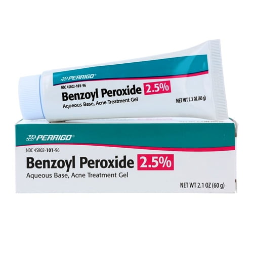 Perrigo Benzoyl Peroxide 2.5 Percent Hydroalcoholic Base Acne Gel For