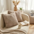 thumbnail image 6 of Throw Pillow Covers 18x18 Inch, Soft Plush Decorative Square Pillowcases, Farmhouse Holiday Cushion Covers for Couch Sofa Living Room Bedroom Outdoor Home Decor, 6 of 6