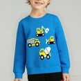 thumbnail image 4 of Ruyang Toddler Baby Boys Excavator Graphic Sweatshirt Cute Warm Pullover Sweaters Fall Winter Cotton Thermal Jumper, 4 of 9