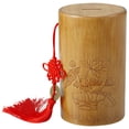 thumbnail image 1 of Wooden Saving Money Box Wood Money Jar Coin Bank Wooden Money Storage Container, 1 of 1