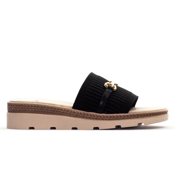 Sandalias Casuales para Mujer Pop Stars 479 negro 25.5