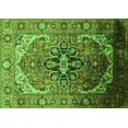 thumbnail image 1 of Ahgly Company Indoor Rectangle Oriental Green Industrial Area Rugs, 4' x 6', 1 of 4
