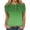 DM13-Green, variant on IYYVV Western Tops For Women Loose Casual Funny Shirt Crewneck Short Sleeve Tunic Tops Plain Tshirts Loose Flowy Spring Clothes Teen Girls Army Green M